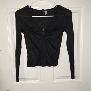 Long sleeve crop top